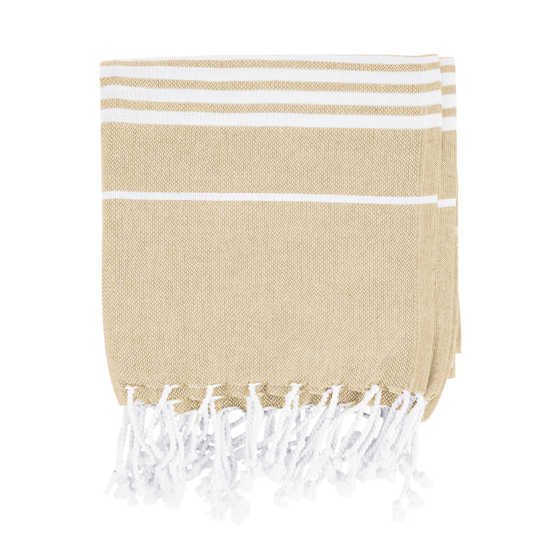 Recycled Beach Blanket With Tassel Fringe