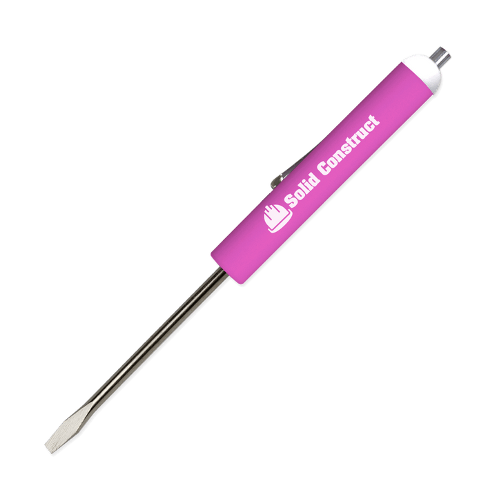 Pocket Screwdriver 1/8" Flat Tip Blade + Magnetic Top