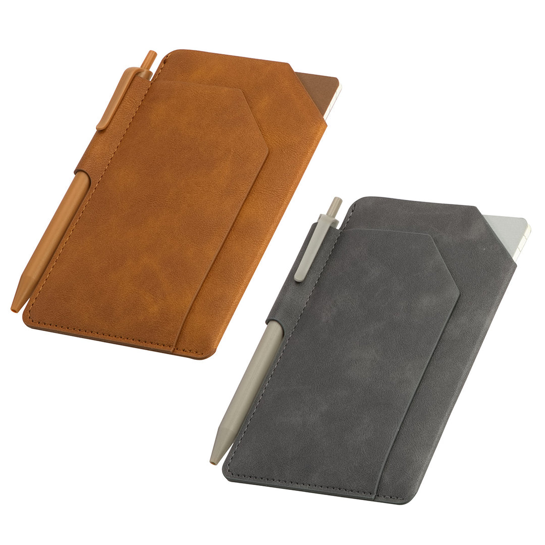 Protege Mini Notebook With Pen & Front Pocket
