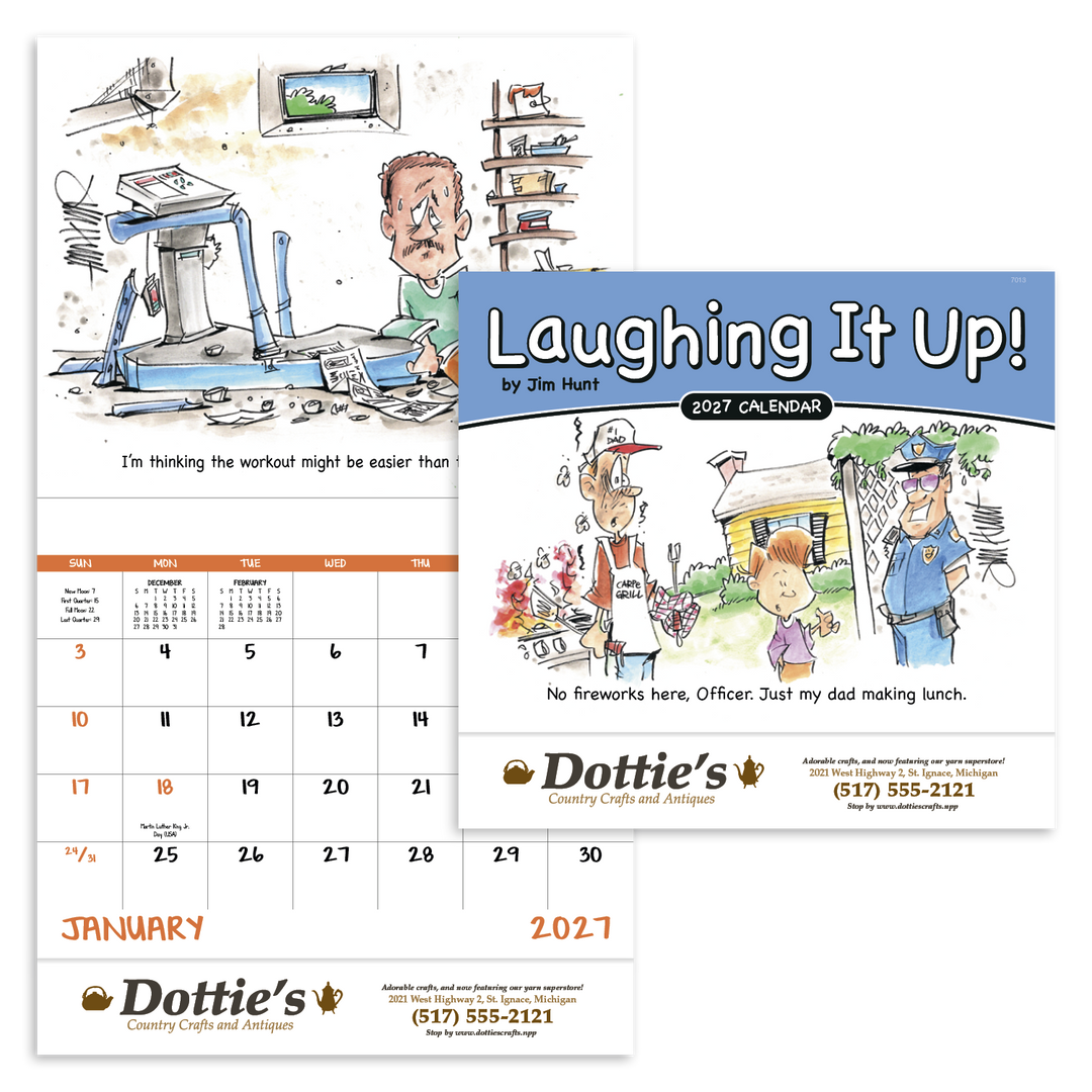 Good Value™ Laughing It Up - Stapled Calendar