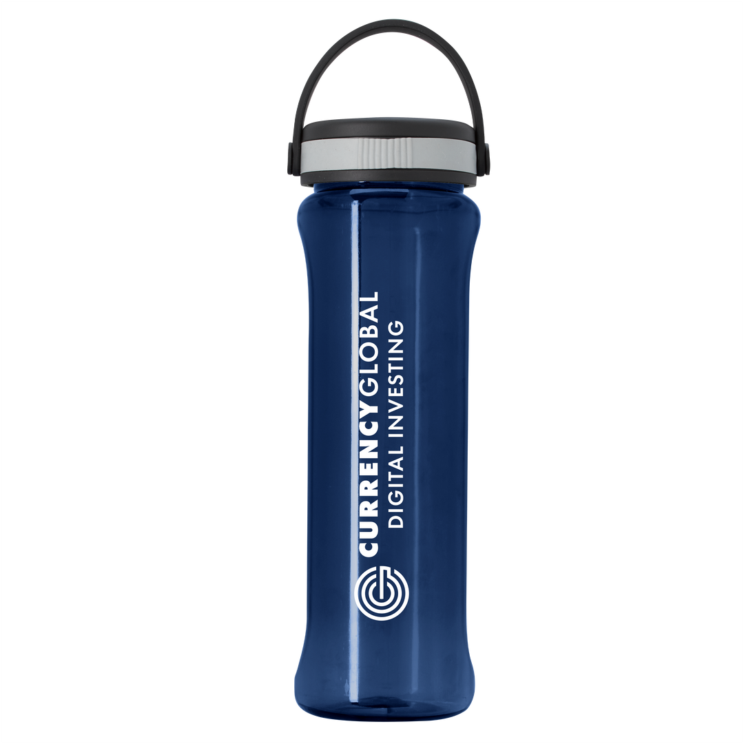 Boss Embossed RPET Bottle with Grip Lid - 26 oz.