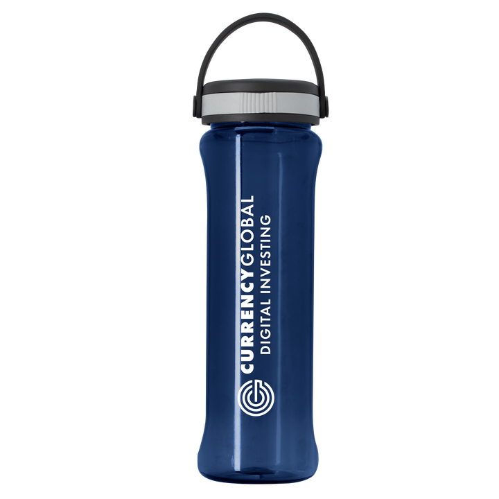 Boss Embossed RPET Bottle with Grip Lid - 26 oz.