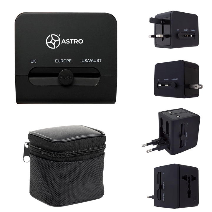 20W Universal Travel Adapter With Type-C