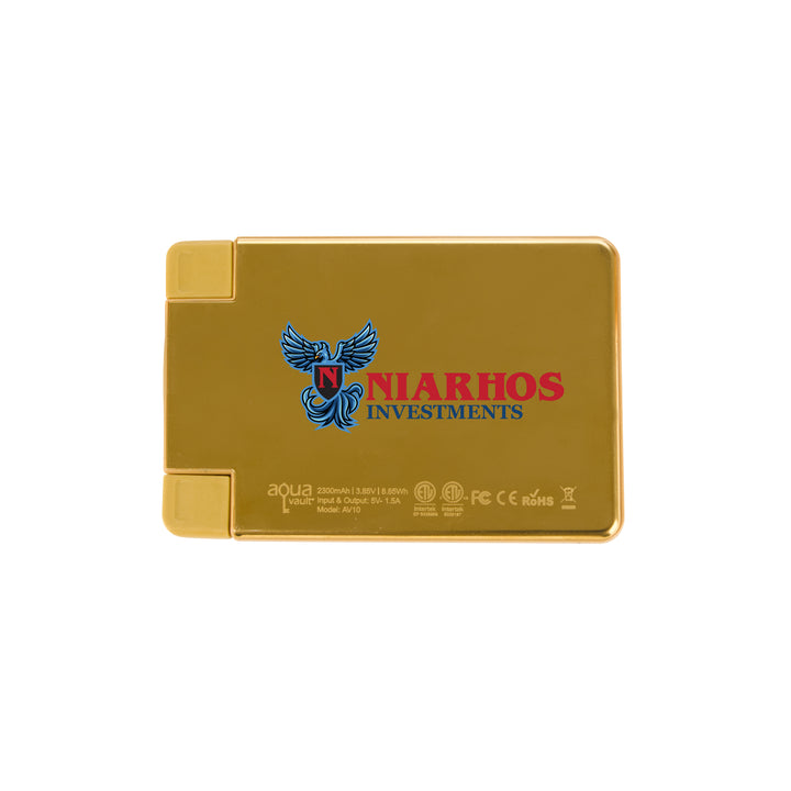 AquaVault® ChargeCard Power Bank 2,300 mAh