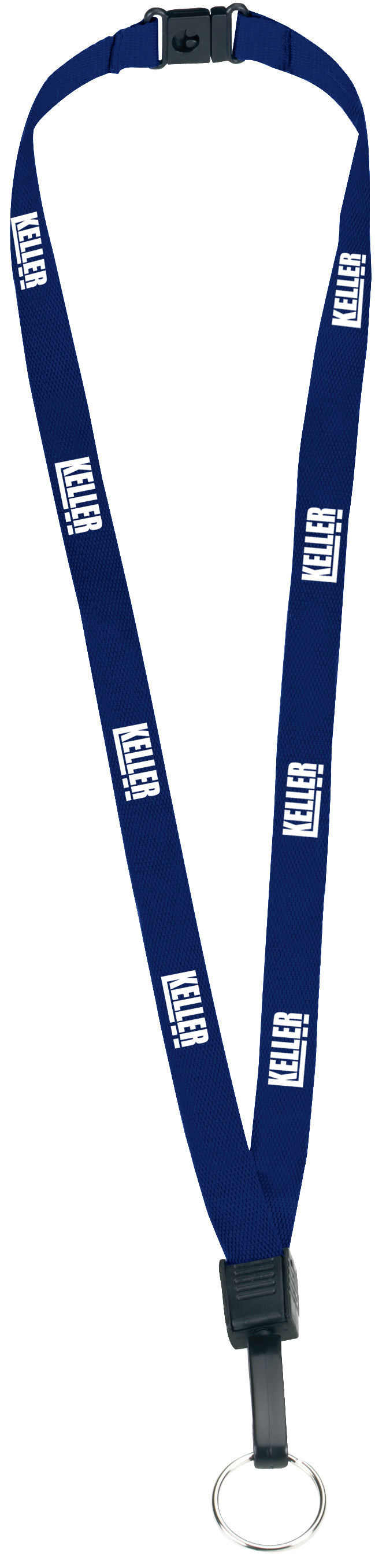 1/2" Breakaway Lanyard with Key Ring