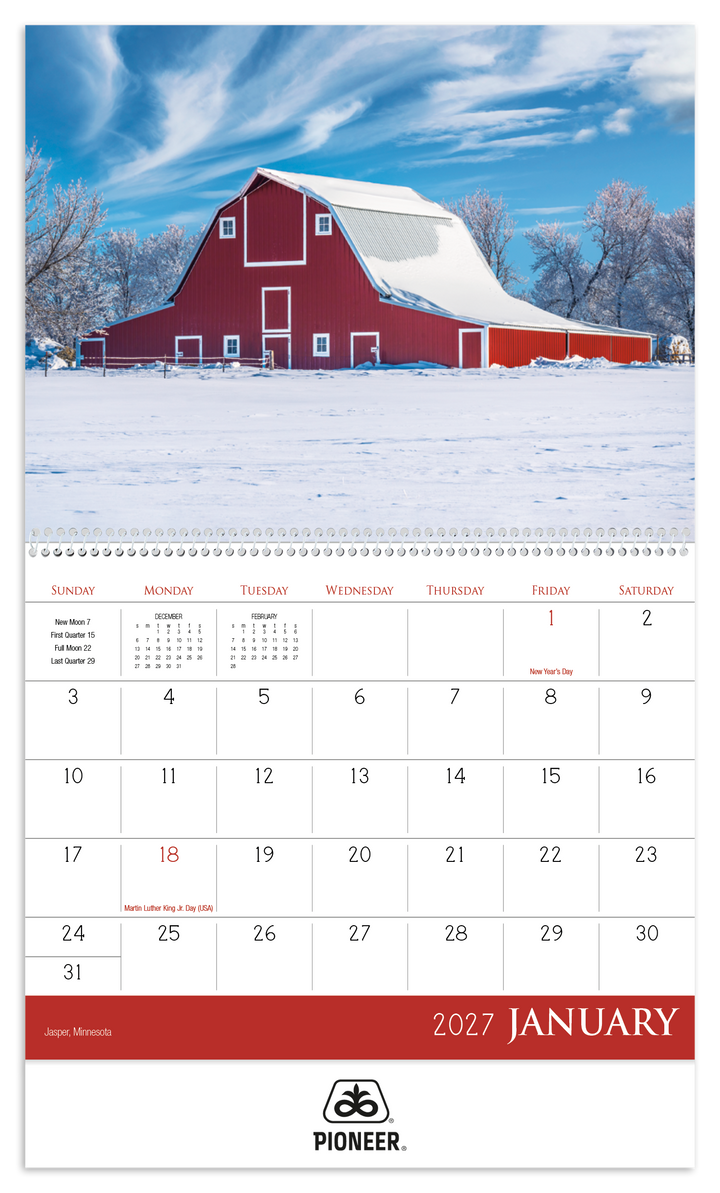 Triumph® Calendars Barns Calendar