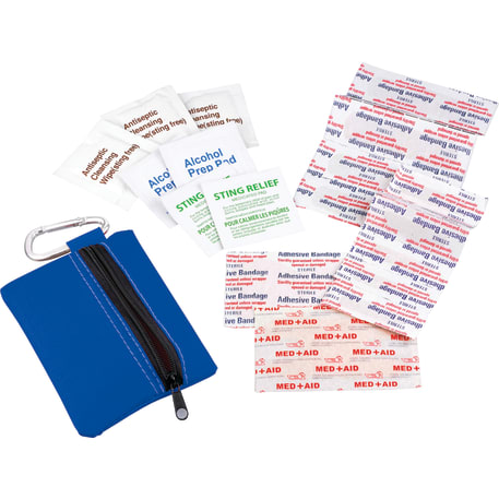 Zippered 20-Piece First Aid Pouch