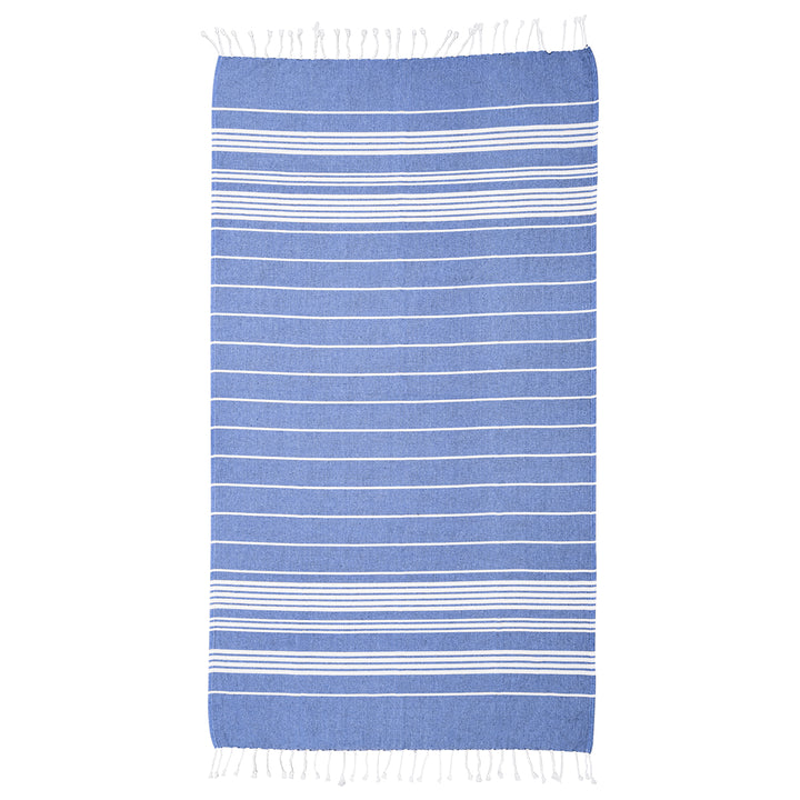Recycled Beach Blanket With Tassel Fringe
