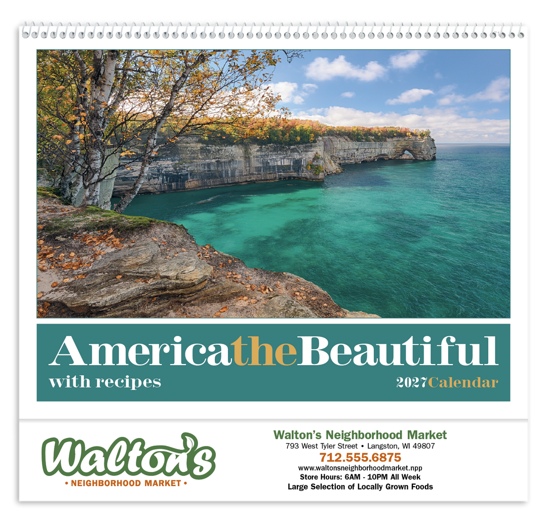 Triumph® Calendars America the Beautiful with Recipes Calendar