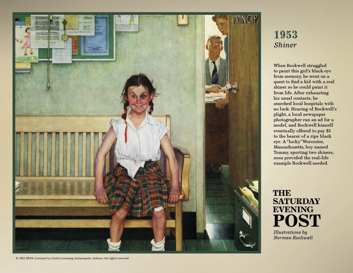 Triumph® Calendars The Saturday Evening Post Illustrations by Norman Rockwell Calendar