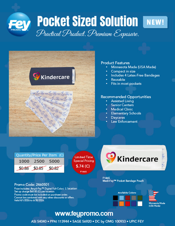 Medi-Fey™ Pocket Bandage Pouch