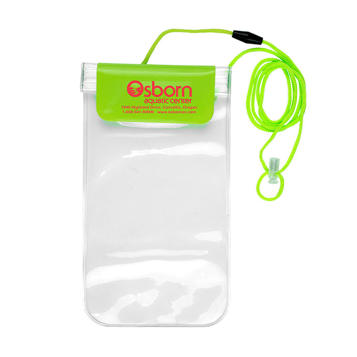 "Truckee" Clear Touch Through Water-Resistant Cell Phone and Accessories Carrying Case