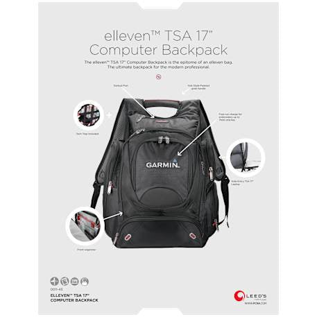 elleven™ TSA 17" Computer Backpack