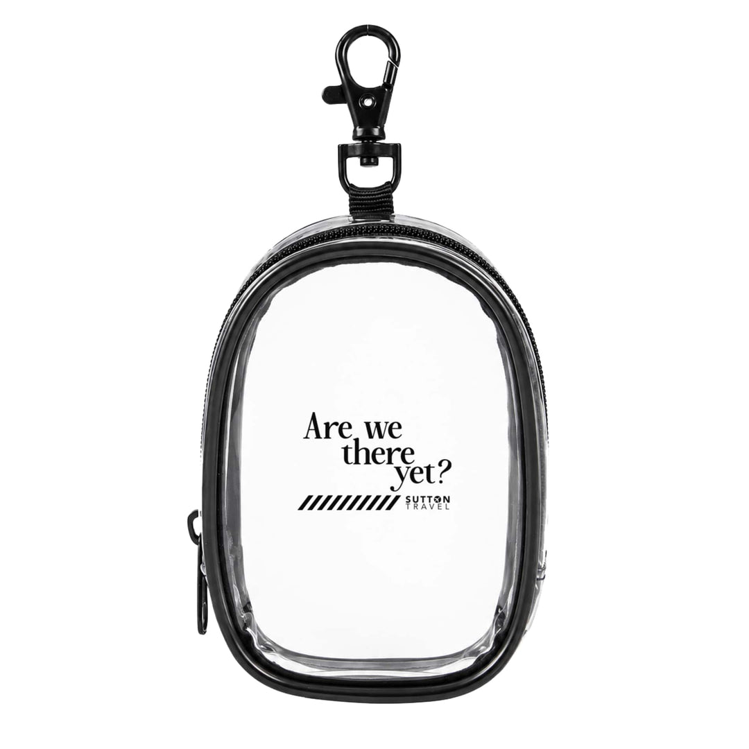 Round Clear Bag Charm