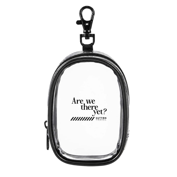 Round Clear Bag Charm