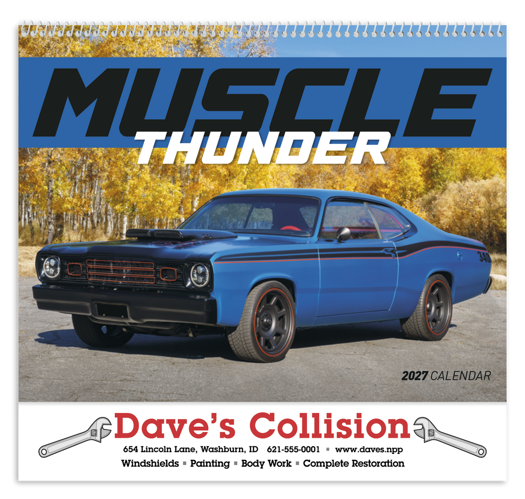 Good Value™ Muscle Thunder - Spiral Calendar