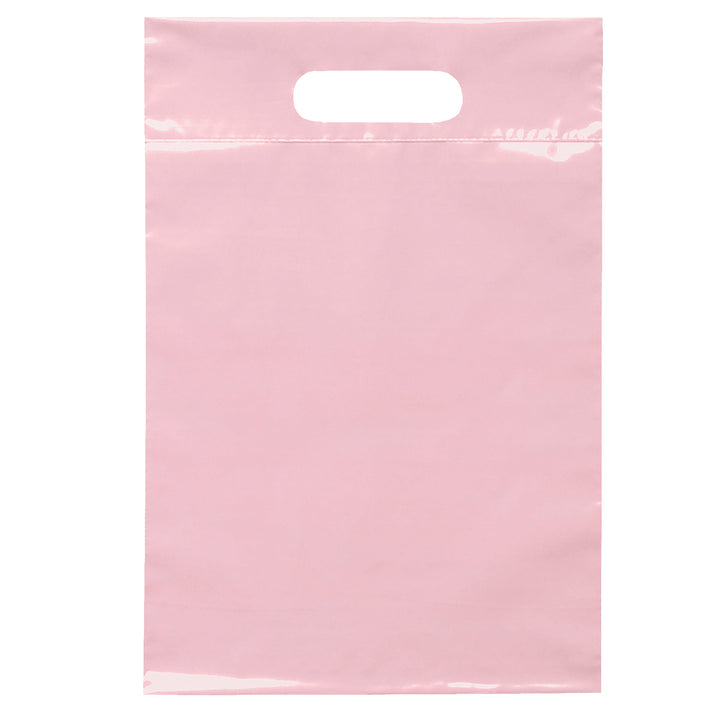 Die Cut Handle Bag - 9 1/2W x 14H - Flexo Ink Print
