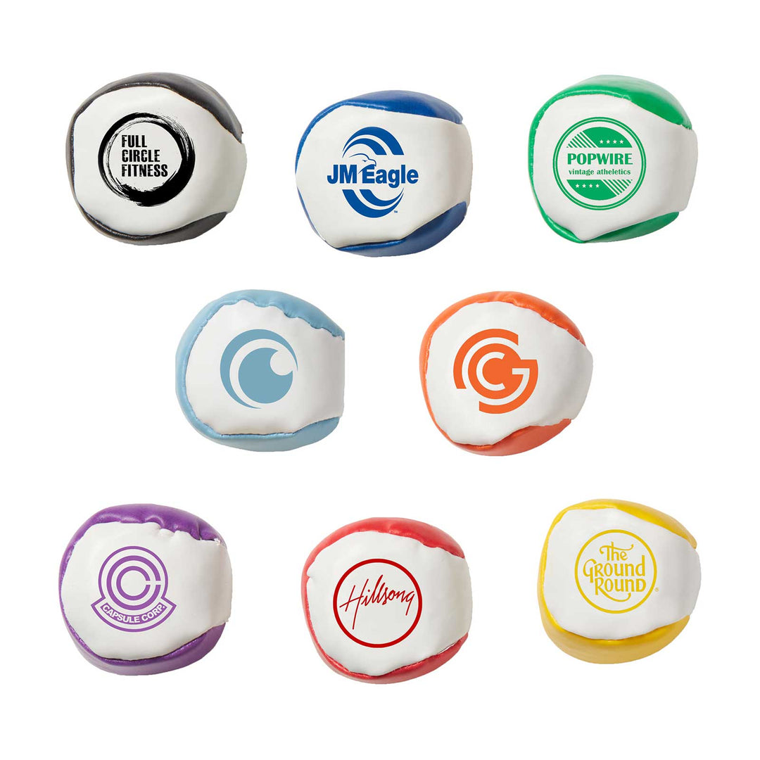 2" Two-Tone Kick Ball Hacky Sack Toy
