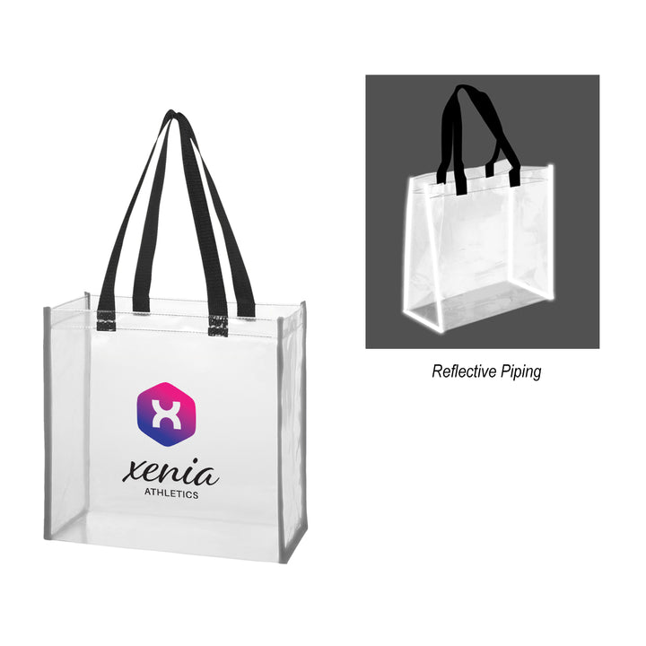 Reflective Shopper Clear EVA Reflective Tote Bag
