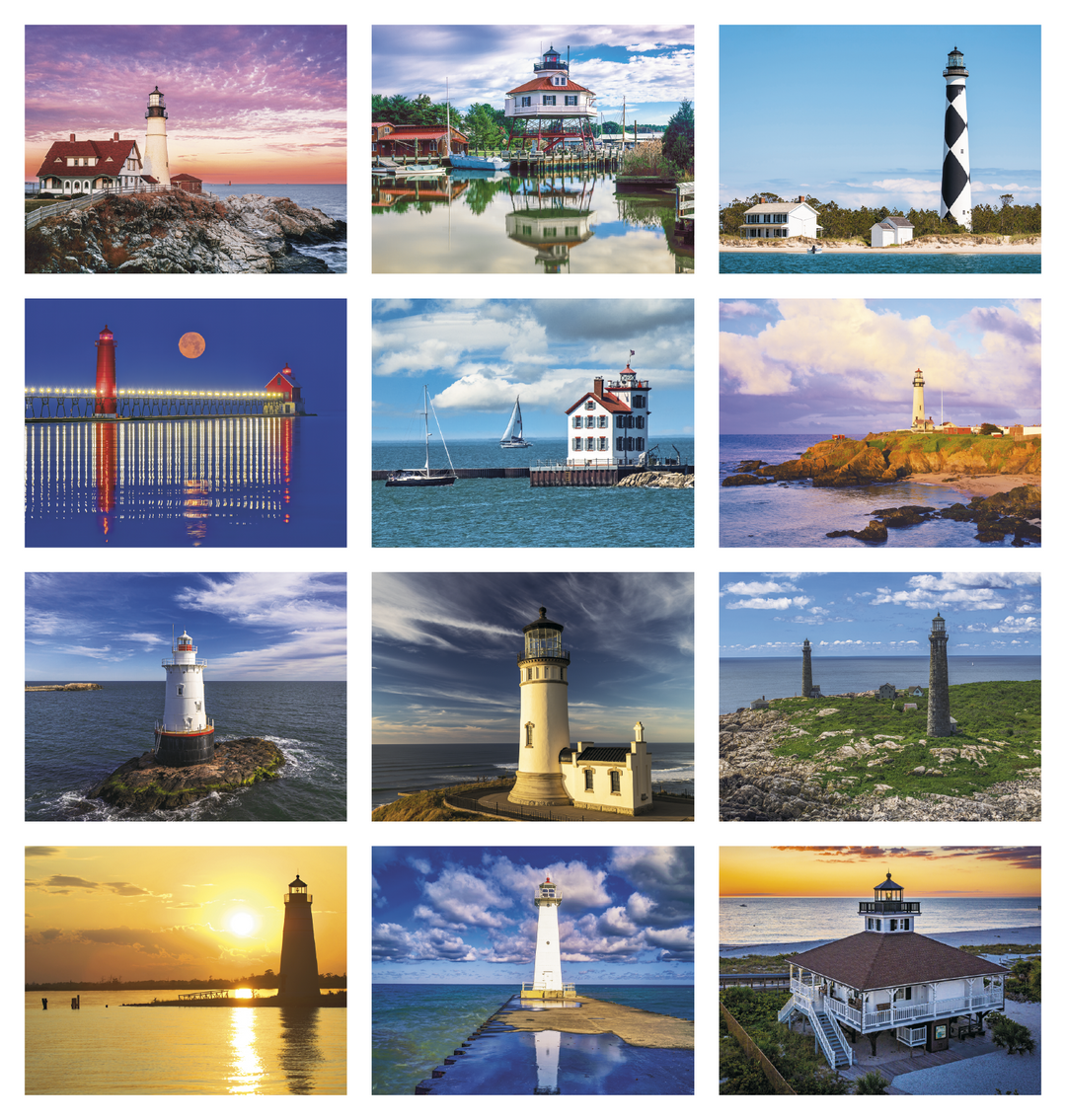 Triumph® Calendars Lighthouses Calendar