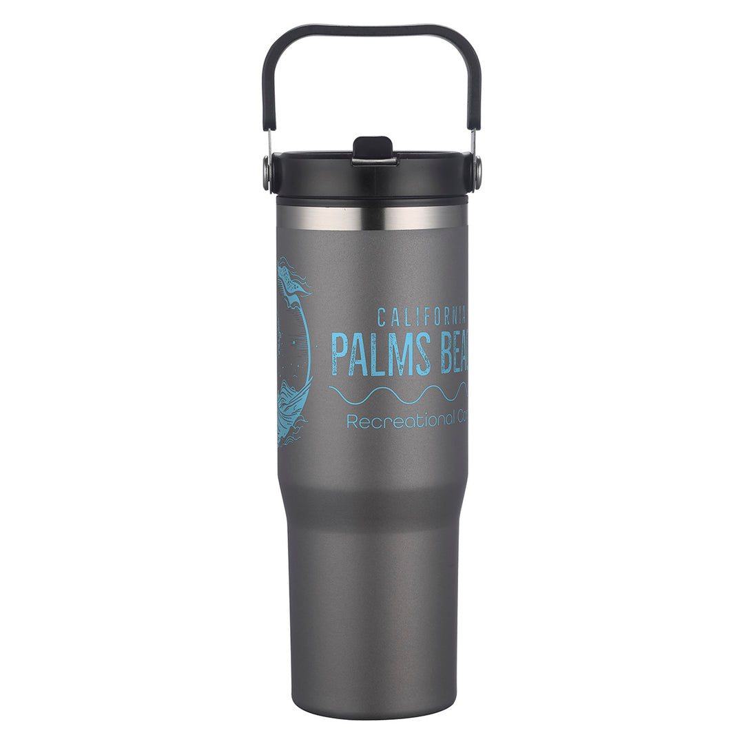 Oreno 30 oz Stainless Steel/Polypropylene Travel Tumbler