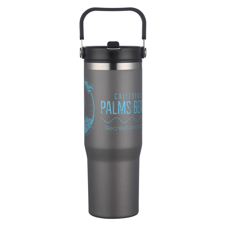 Oreno 30 oz Stainless Steel/Polypropylene Travel Tumbler