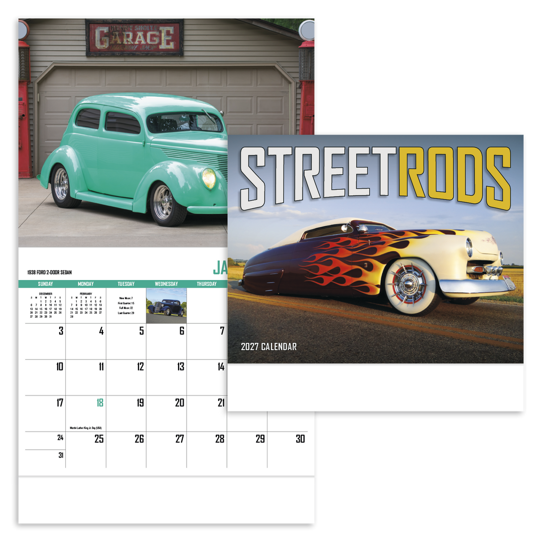 HotLine® Products Street Rod Fever Appointment Calendar - Stapled