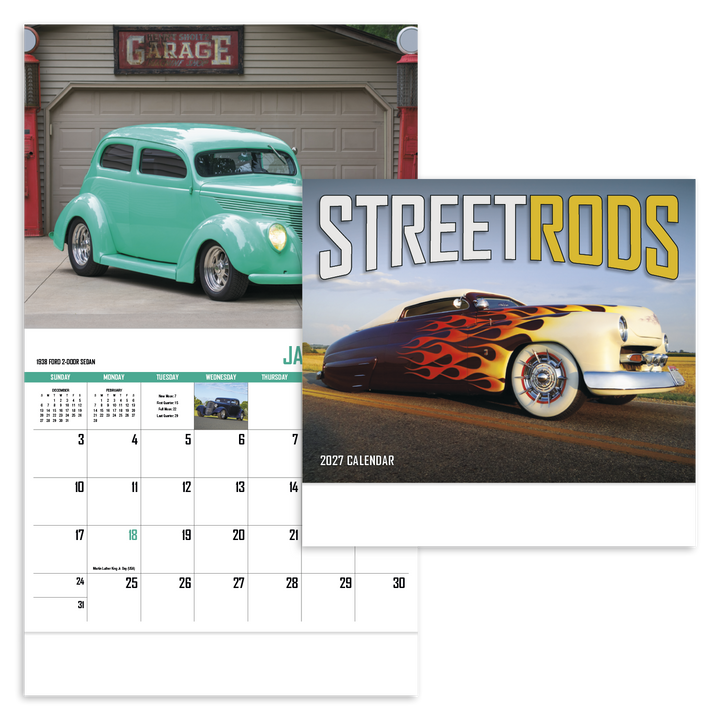 HotLine® Products Street Rod Fever Appointment Calendar - Stapled
