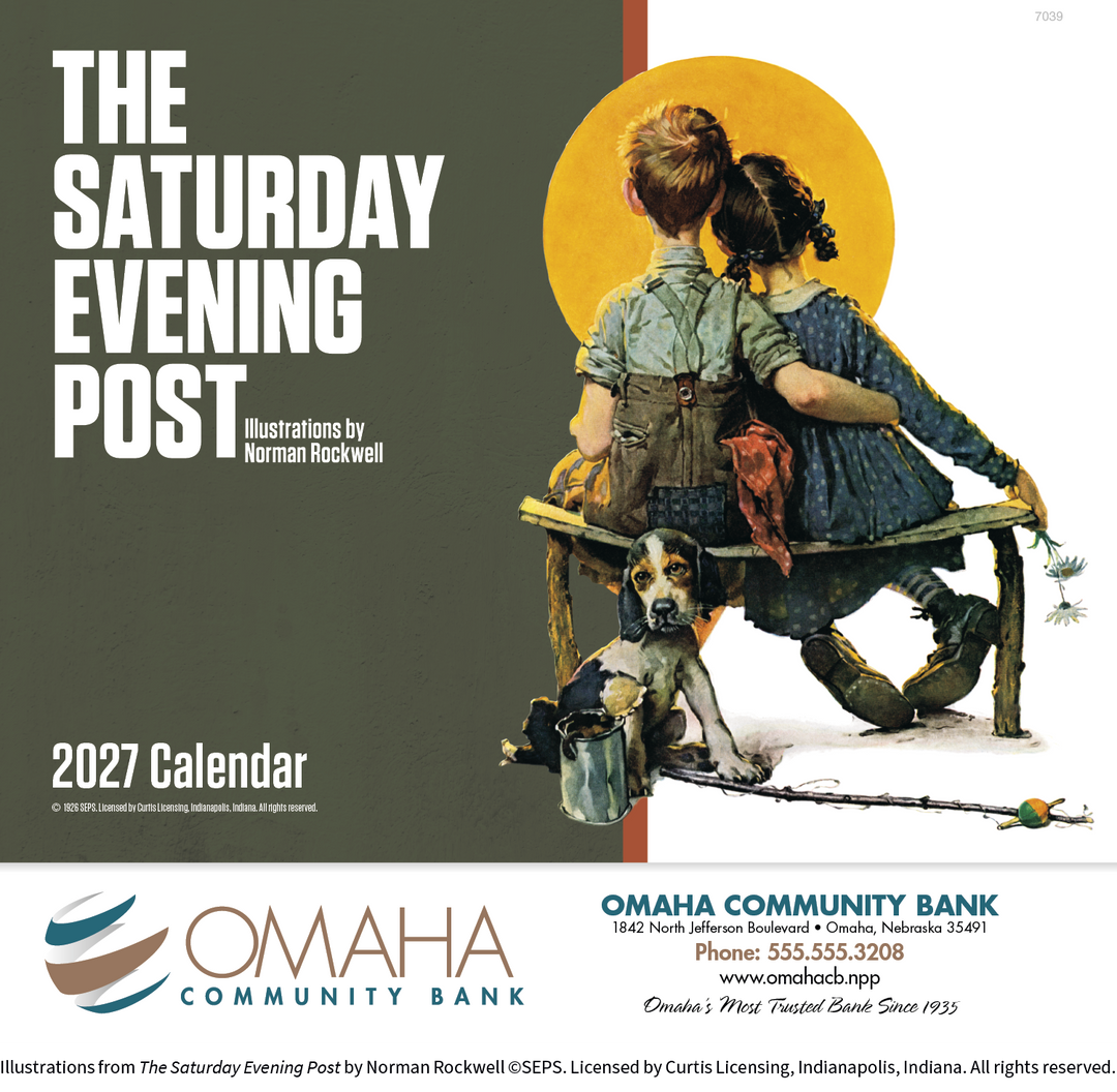 Good Value™  The Saturday Evening Post Illustrations by Norman Rockwell – Stapled Calendar