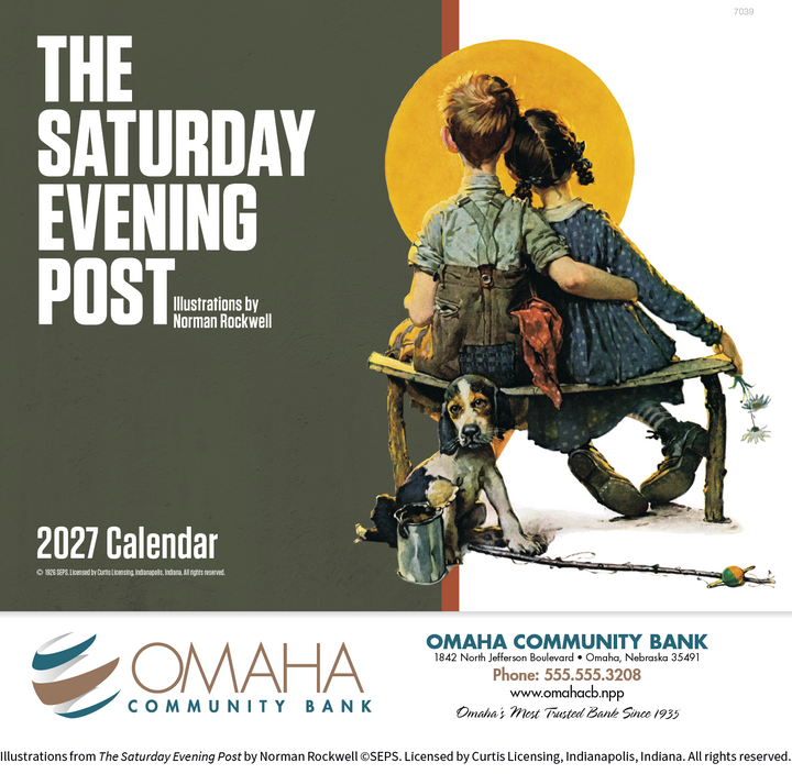 Good Value™  The Saturday Evening Post Illustrations by Norman Rockwell – Stapled Calendar