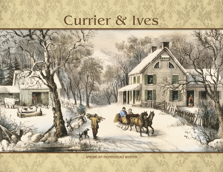Good Value™ Currier & Ives - Stapled Calendar