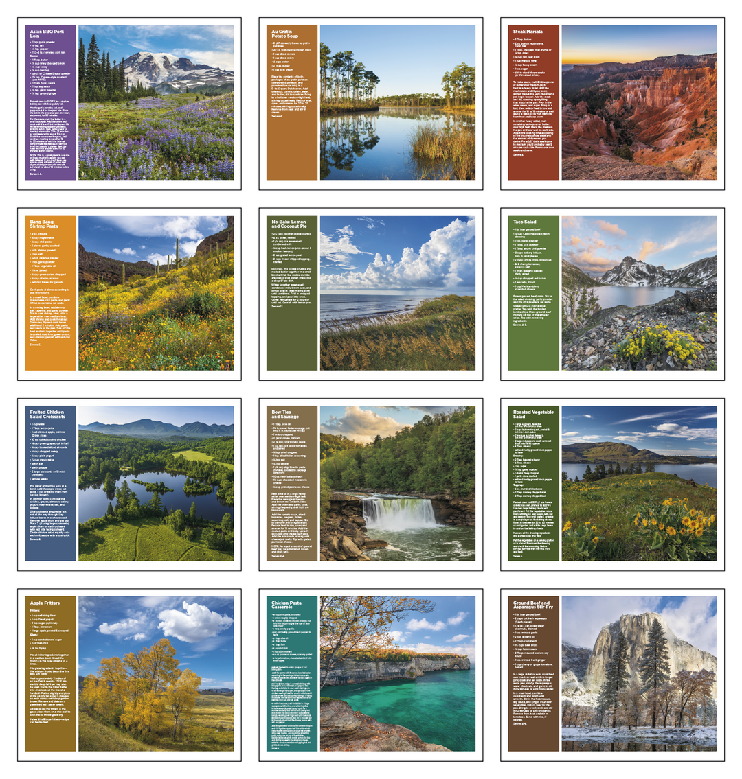 Triumph® Calendars America the Beautiful with Recipes Calendar