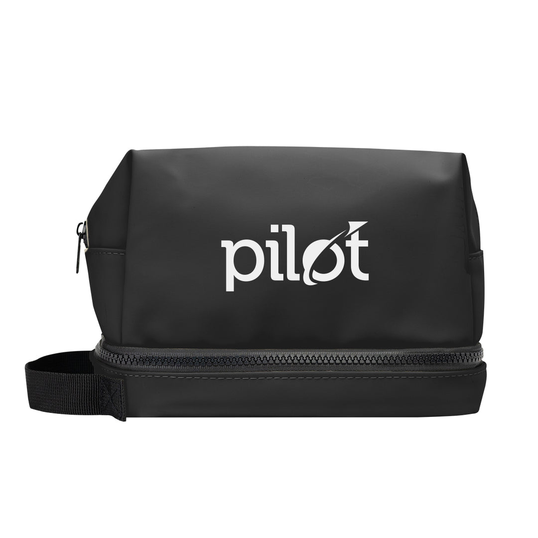 Hudson rPET Leatherette Toiletry Bag