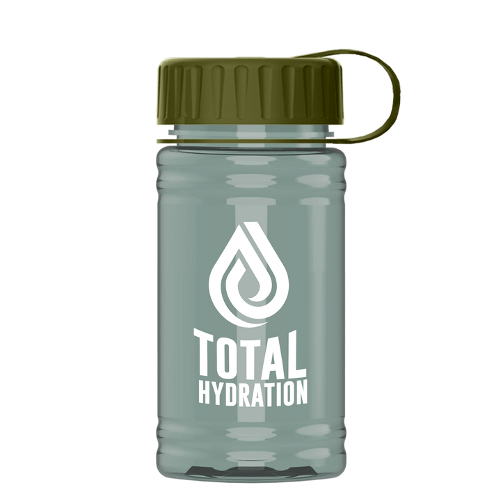 Mini RPET Bottle with Tethered Lid - 16 oz.