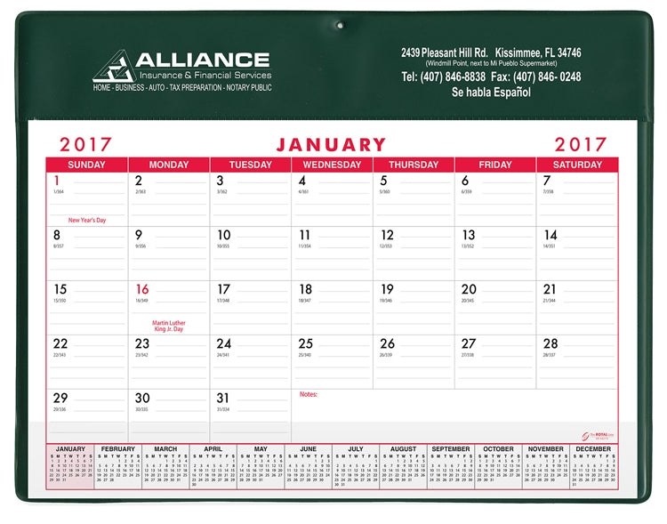 Super Economy Calendar Pad