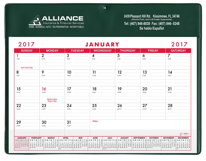 Super Economy Calendar Pad