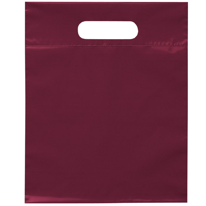 Die Cut Handle Bag - 9 1/2W x 12H - Flexo Ink Print