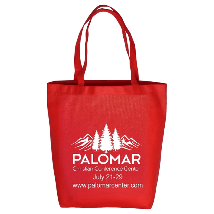 15"W x 14"H x 5"Gusset - "CORAL ECONOMY" Grocery and Shopping Tote Bag