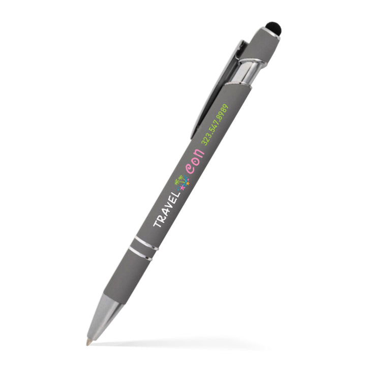 Alexandria Stylus Satin Soft Touch Click Metal Pen