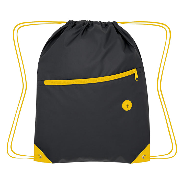 Color Pop Recycled Drawstring Bag