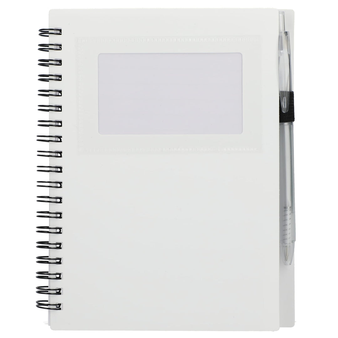 FSC® Recycled 5" x 7" Star Spiral Notebook with Pe