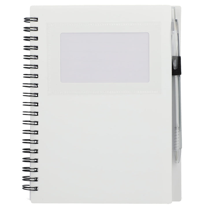 FSC® Recycled 5" x 7" Star Spiral Notebook with Pe