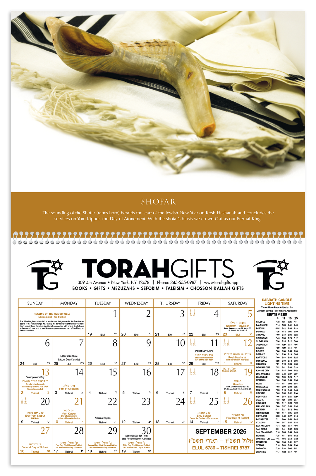 Triumph® Calendars Jewish Heritage Calendar