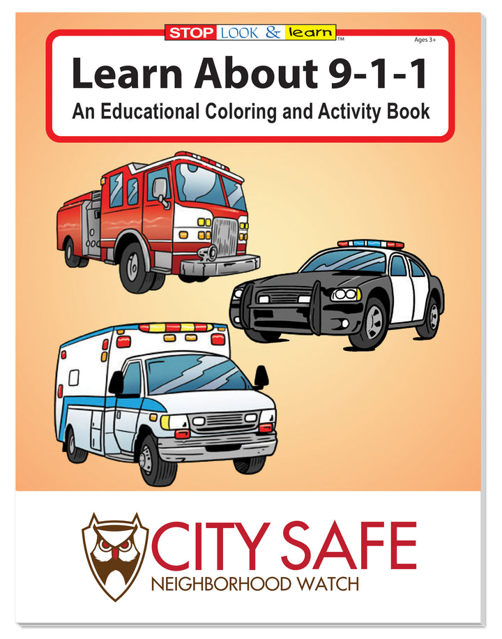Coloring Book: Learn About 911