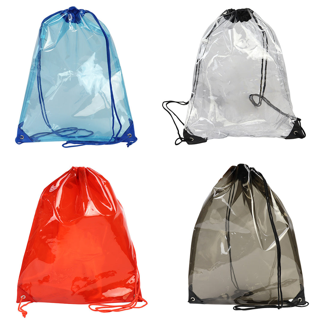 Diamond Clear TPU Drawstring Bag