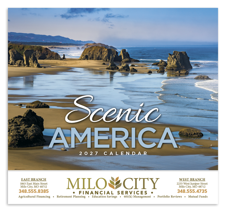 HotLine® Products Scenic America® Appointment Calendar - Stapled