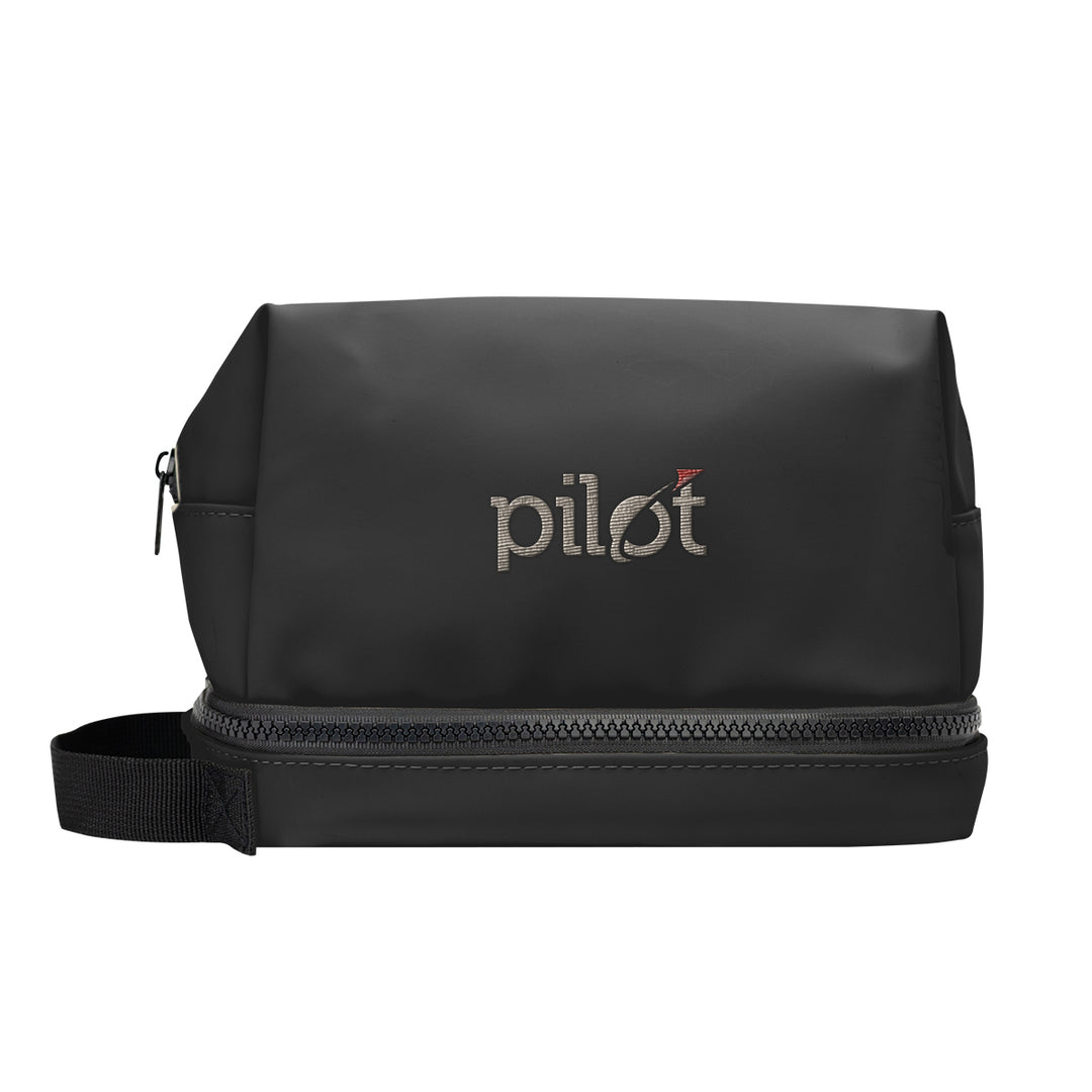 Hudson rPET Leatherette Toiletry Bag