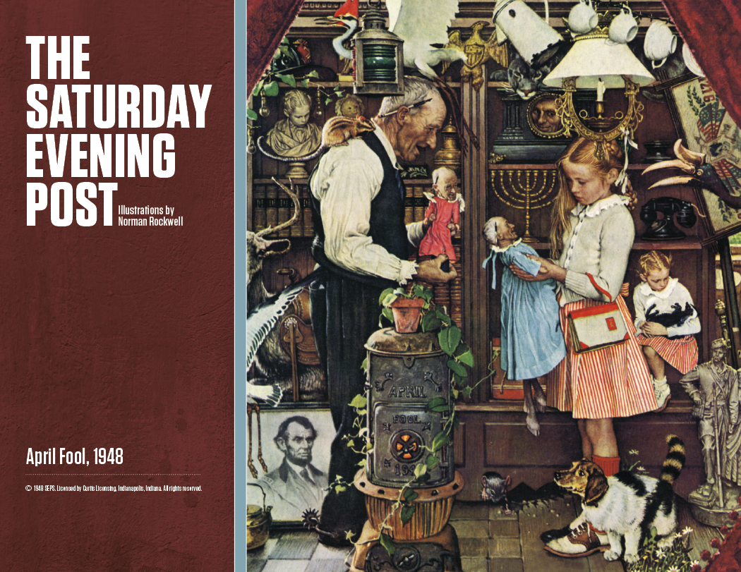 Good Value™  The Saturday Evening Post Illustrations by Norman Rockwell – Stapled Calendar