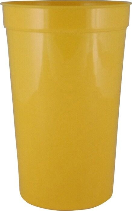 22 oz. Smooth Wall Plastic Stadium Cup