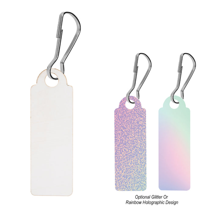 Acrylic Zipper Pull - Rectangle